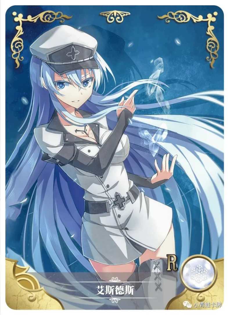 Esdeath from Akame Ga Kill Glossy Sticker Anime Waterproof! V2